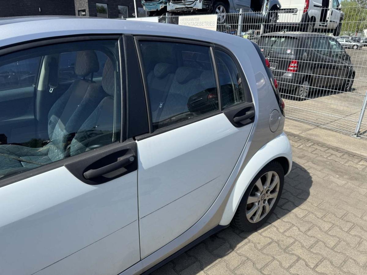 Smart ForFour 454 original T&uuml;r hinten links Ice White Rohbau Bj.2006